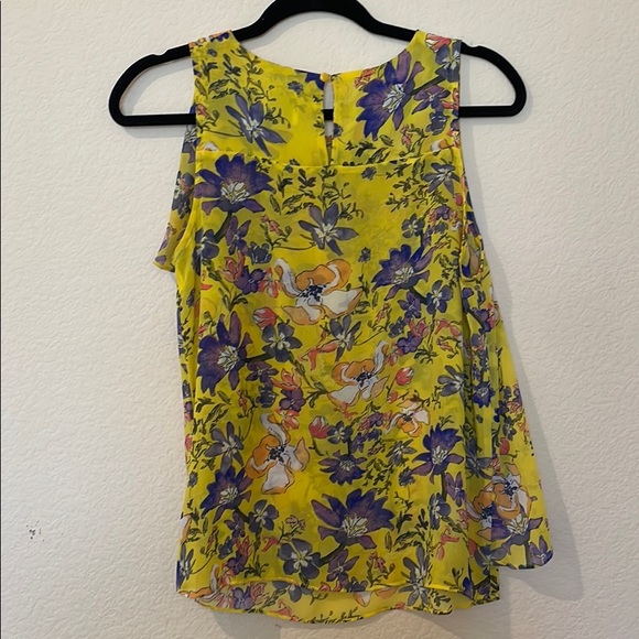 Anthropologie yellow patterned blouse - Picture 3 of 3
